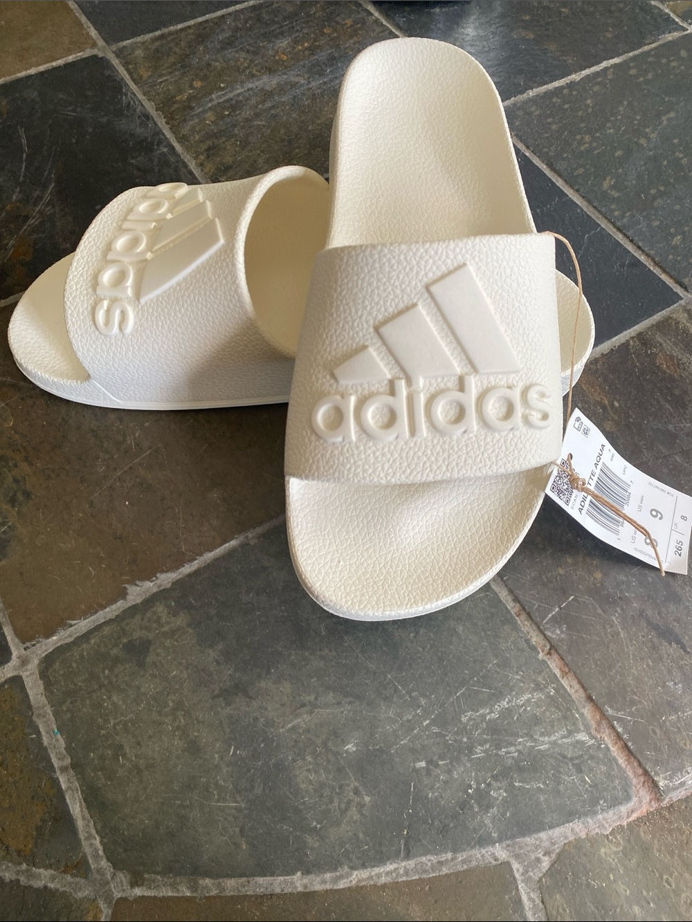adidas Women’s Off-White Slide Sandals